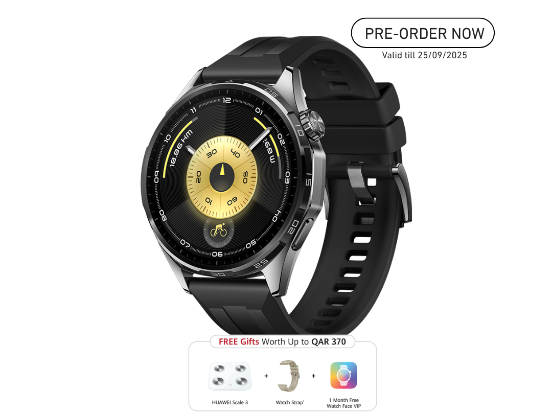 Buy HUAWEI Watch GT 6 46mm – AMOLED, 21-Day Battery, 5ATM in Qatar Buy HUAWEI Watch GT 6 46mm – AMOLED, 21-Day Battery, 5ATM in Qatar